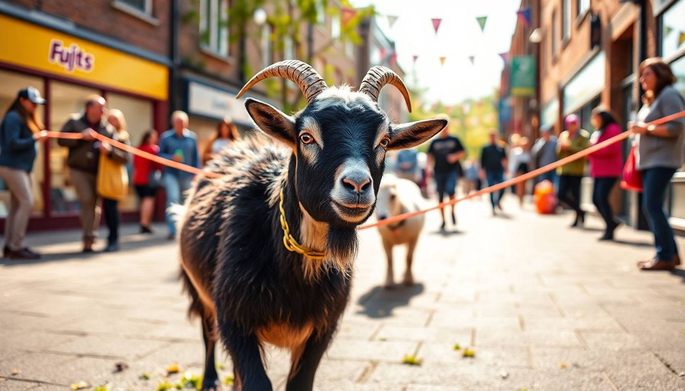 Police Use Lasso to Recapture Runaway Goat in Wiltshire - Nottingham good news story